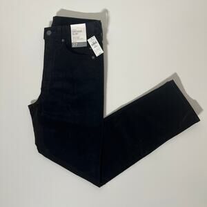 GAP Vintage Slim High Rise Black Velvet-Feel Jeans NWT Size 27R